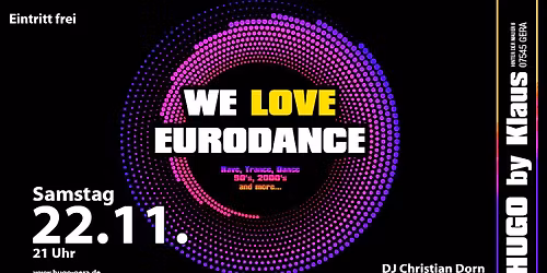 We Love Eurodance - Party mit DJ Christian Dorn