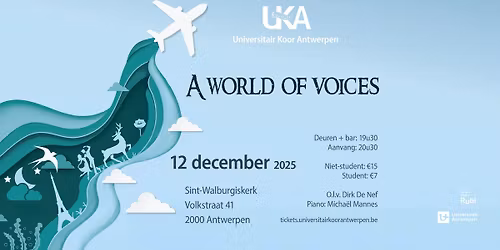 A World of Voices | 80% UITVERKOCHT