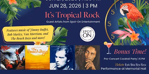 It's Tropical Rock - June 27, 2026