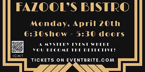 1920\u2019s Speakeasy Mystery at Fazool\u2019s