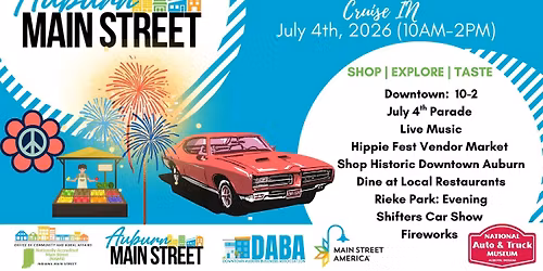 July 4th Patriotic Parade and Hippie Fest Vendor Market