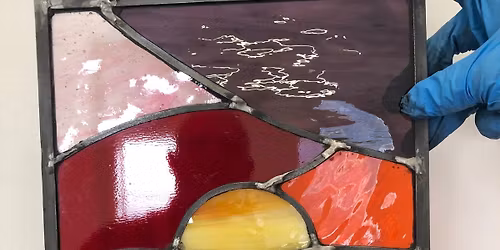 Making an A4 Stained Glass Panel Workshop