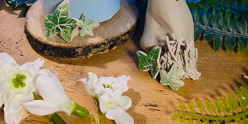 Signs of Spring- bud vase and small hare companion . Pottery workshop for beginners. 