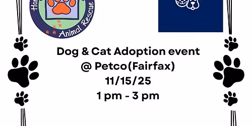 Petco (Fairfax) Dog & Cat Adoption event