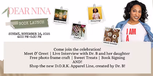 Dear Nina Book Launch!