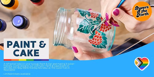 Paint & Cake | Sober-Friendly Glassware Painting