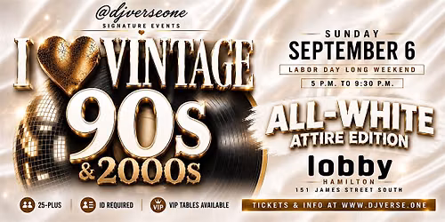 \u201cI Love Vintage \u2013 90s & 2000s All White Attire\u201d