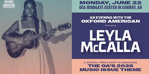 An Evening with the Oxford American Featuring Leyla McCalla