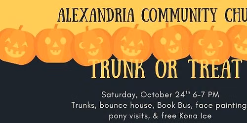 Alexandria Community Church Trunk or Treat