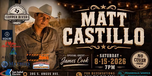 Matt Catillo with special guest James Cook