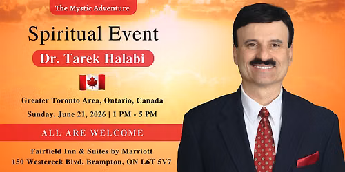Spiritual Event by Dr. Tarek Halabi