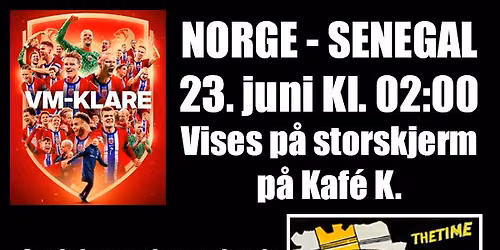 FOTBALL VM: Norge - Senegal 23.juni kl.02:00 - GRATIS