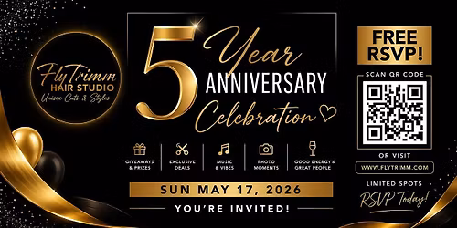 Fly Trimm Turns 5: The Ultimate Anniversary Experience (Free w\/ RSVP)