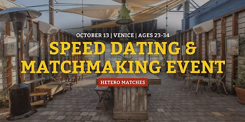 Speed Dating | Venice | Ages 23-34