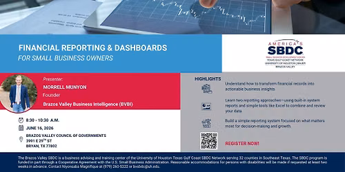 Financial Reporting & Dashboards for Small Business Owners