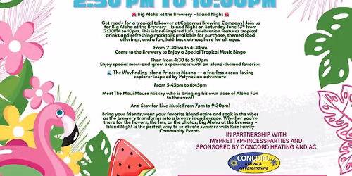 BIG Aloha at the Brewery - Island Night!