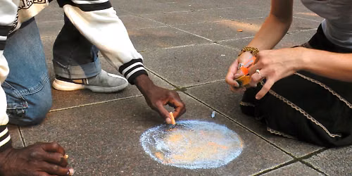 Sidewalk Chalk Mural Workshop