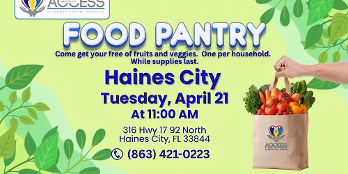 Food Pantry at Access Community Center Haines City