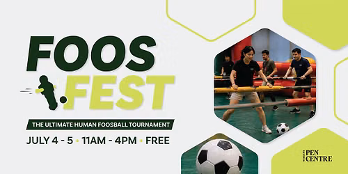 Foosfest: The Ultimate Human Foosball Tournament