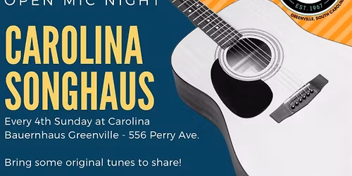 Carolina Songhaus NSAI Original Open Mic