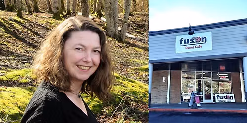 Susanne Bacon Signs Books at Fusion Donut Cafe, Gig Harbor