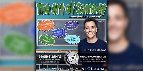 The Art of Comedy and Public Speaking!