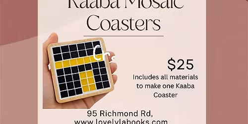 Kaaba Mosaic Tile Coaster Workshop