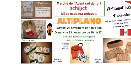 March\u00e9 de l'Avent solidaire ALTIPLANO