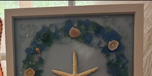 Resin & Seaglass Wreath Class