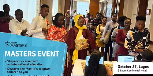 Shape Your Career with an International Master\u2019s Lagos Event