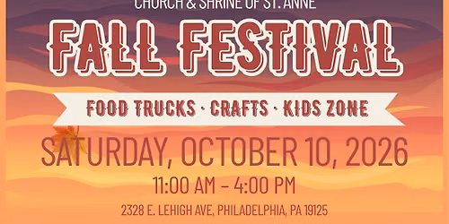 St. Anne Fall Festival 2026