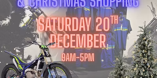 Sherco Test Day & Christmas Shopping
