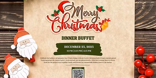 Christmas Dinner Buffet at Spinnaker