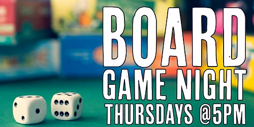 Board Game Night at Strange Days