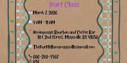 Coffee & Finger Knit Scarf Class