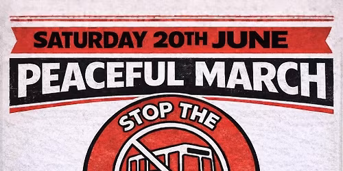 Peaceful March - STOP THE WETHERSFIELD BUSES 