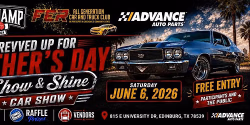 \ud83c\udfc1Revved Up for Father\u2019s Day \u2013 Show & Shine Car Show!