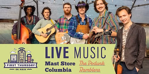 Live Music: First Thursday on Main with the Podunk Ramblers