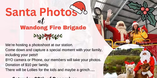 Afternoon Photos with Wandong Santa \ud83c\udf85 \ud83d\ude92