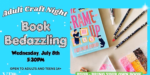 Adult Craft Night: Bedazzled Books
