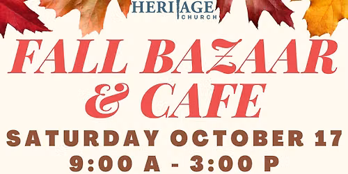 Fall Bazaar 2026