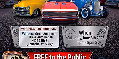 Great American Tire & Auto Repair 2026 Annual Car Show