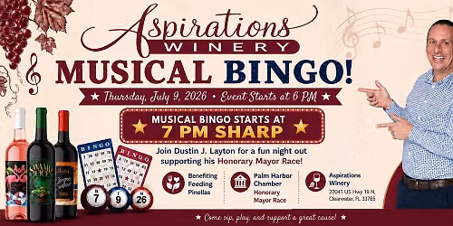 Musical Bingo Fundraiser for Dustin Layton\u2019s Honorary Mayor Race
