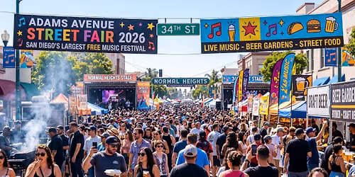 Adams Avenue Street Fair 2026 \u2013 Music, Beer Gardens & Street Food! [NO HOST]