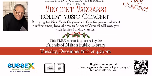 Holiday Music Concert with Vincent Varrassi