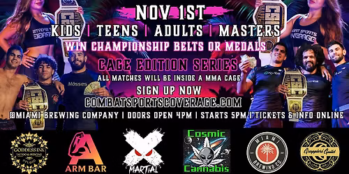 CSC Submission Only Tournament MIAMI OPEN (CAGE EDITION) #37