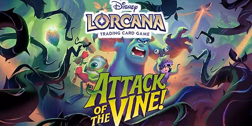 Disney Lorcana TCG Attack of the Vine! Pre-Release at Coliseum of Comics Kissimmee!