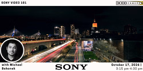 Sony Video 101 with Michael Bohonek