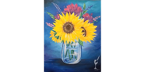 Fresh Sunflower Arrangement - Paint and Sip in New Braunfels | Classpop!\u2122
