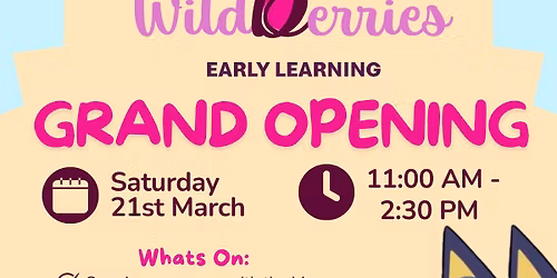 Wilberries Early Learning Grand Opening